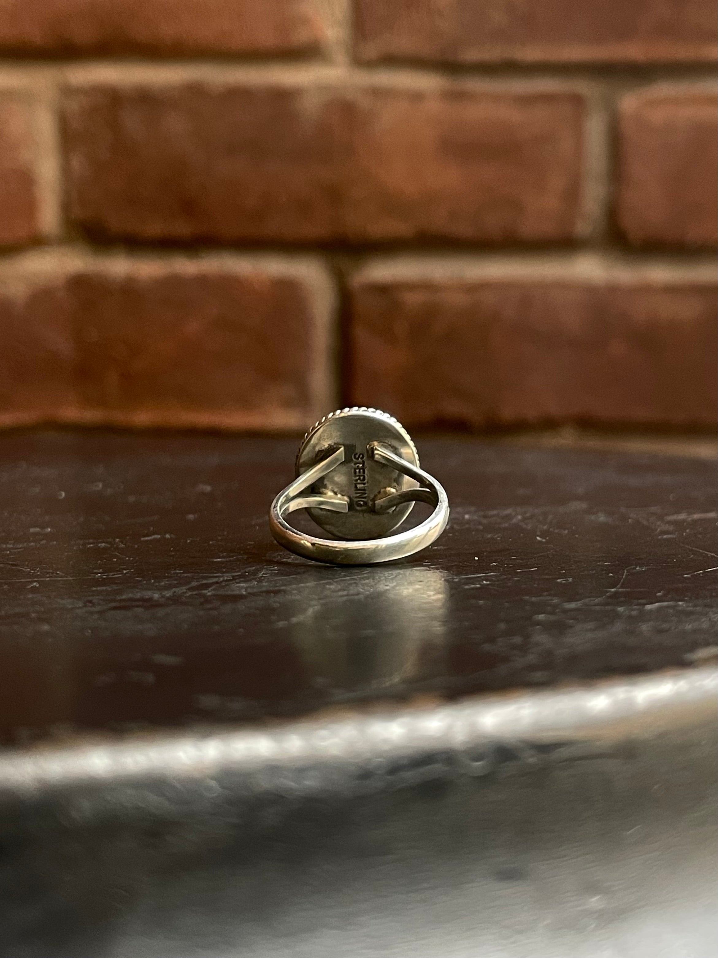Pink Conch Ring Size 6.75 | 925 Sterling Silver E754