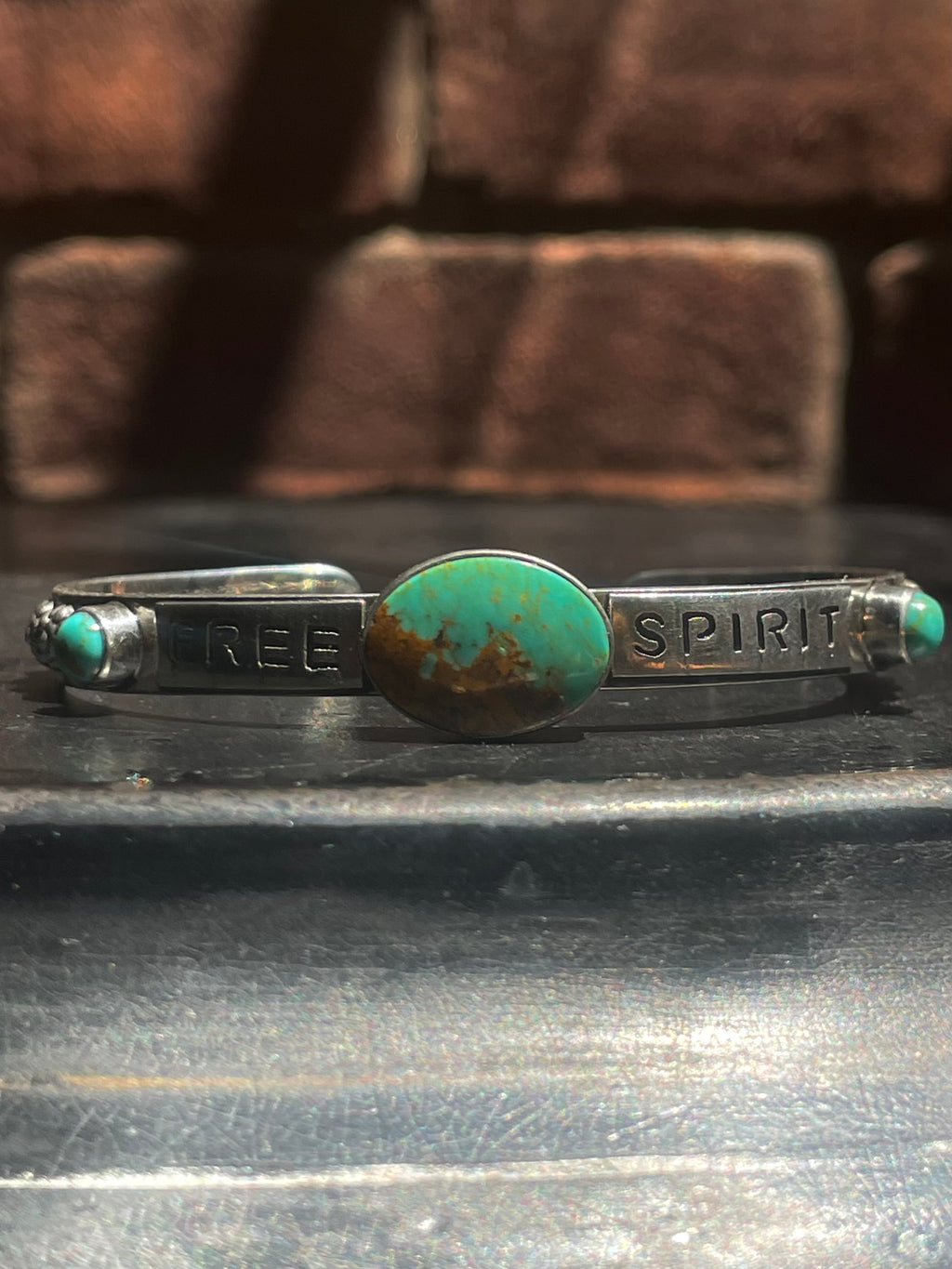 Kingman Turquoise Free Spirit Bracelet | Sterling Silver G426