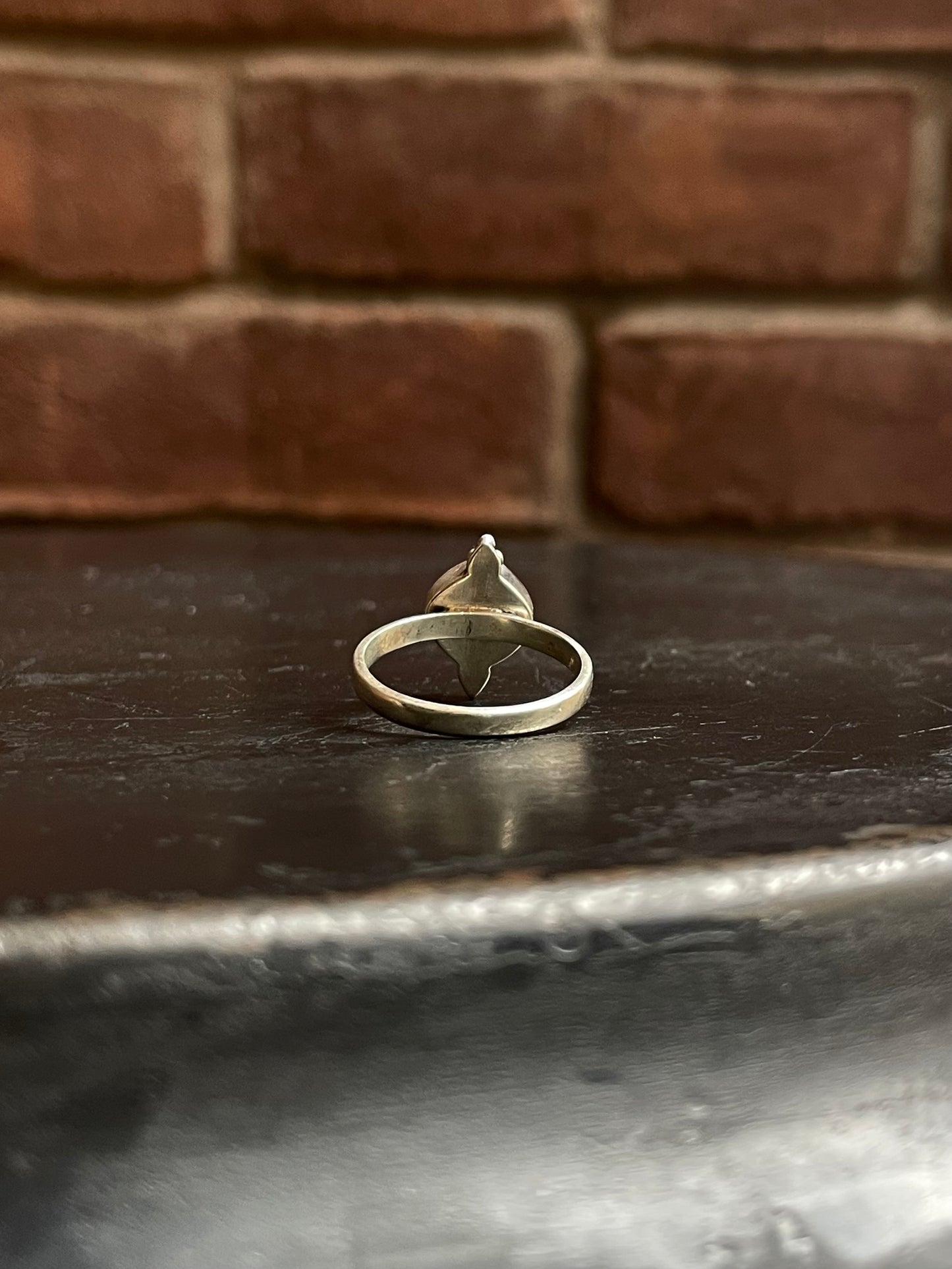 Pink Conch Ring Size 8 | 925 Sterling Silver E757