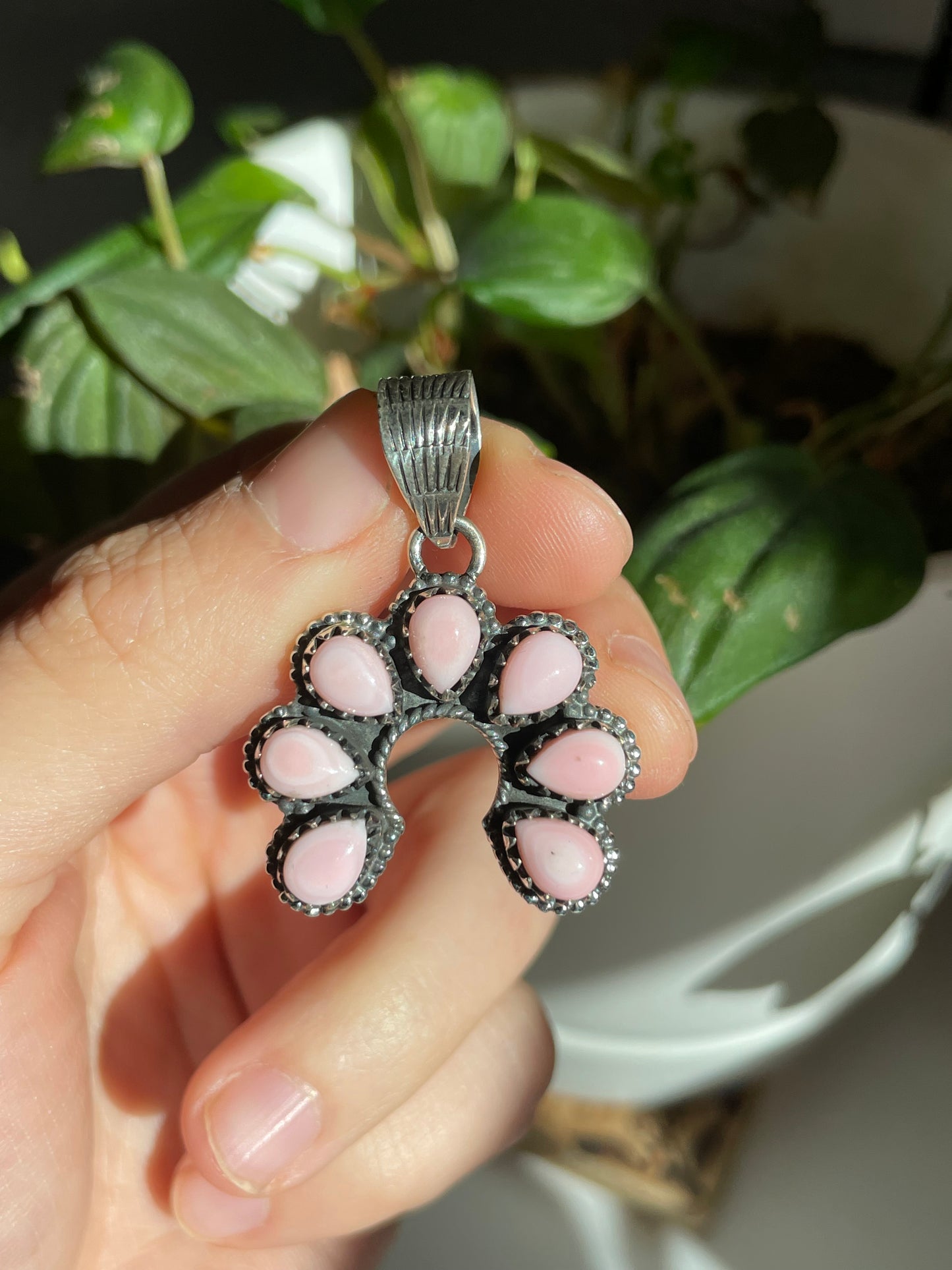 Pink Conch Pendant | Sterling Silver 925 Naja B765