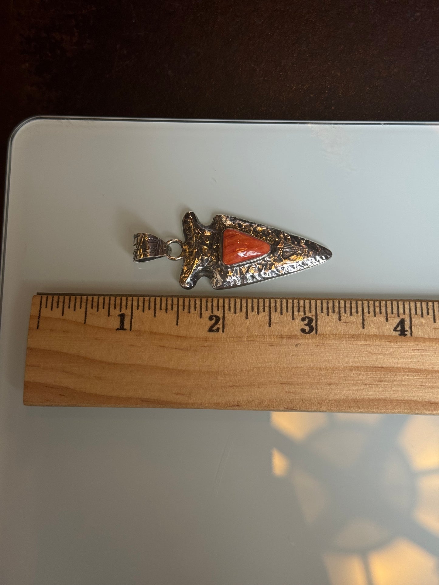 Spiny Oyster Arrowhead Pendant | Sterling Silver 925 C360