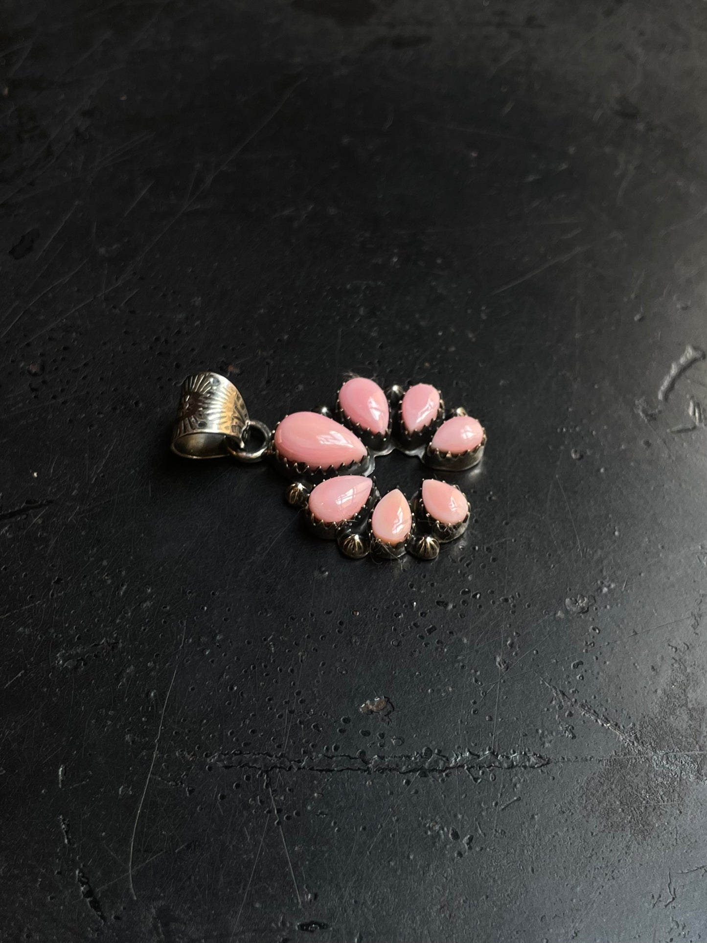 Pink Conch Naja Pendant | 925 Sterling Silver E238