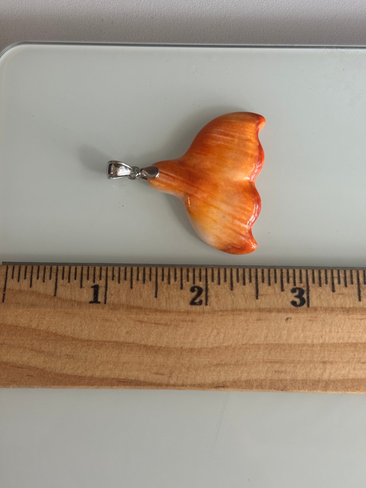 Spiny Oyster Fin Pendant | Sterling Silver | A942