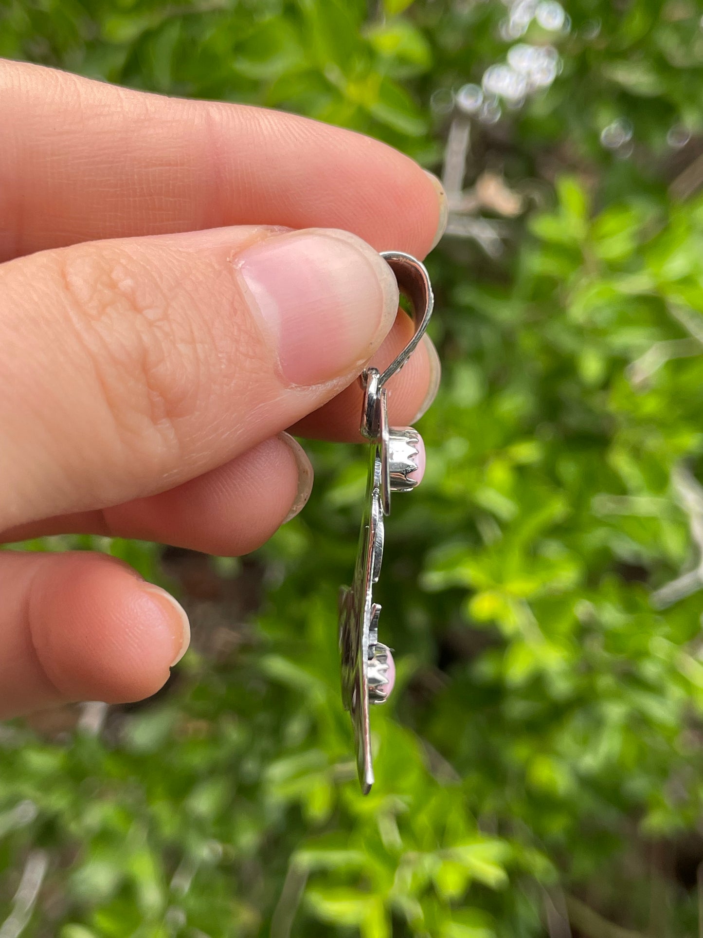 Pink Conch Hat Pendant | 925 Sterling Silver B626