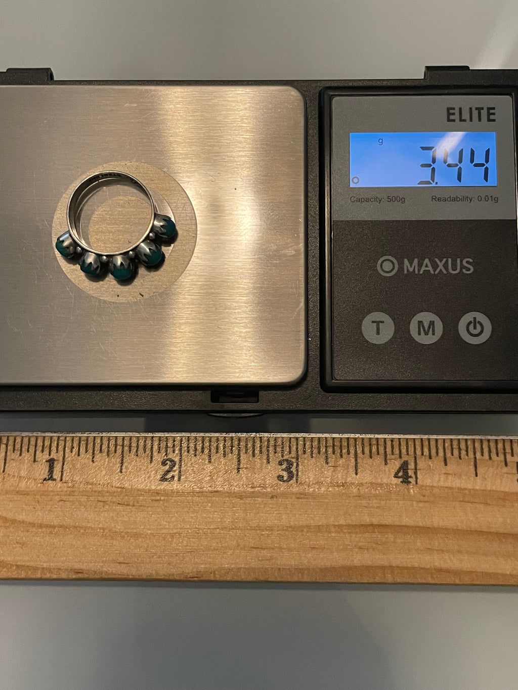 Kingman Turquoise Ring | Sterling Silver | Size 6 G370