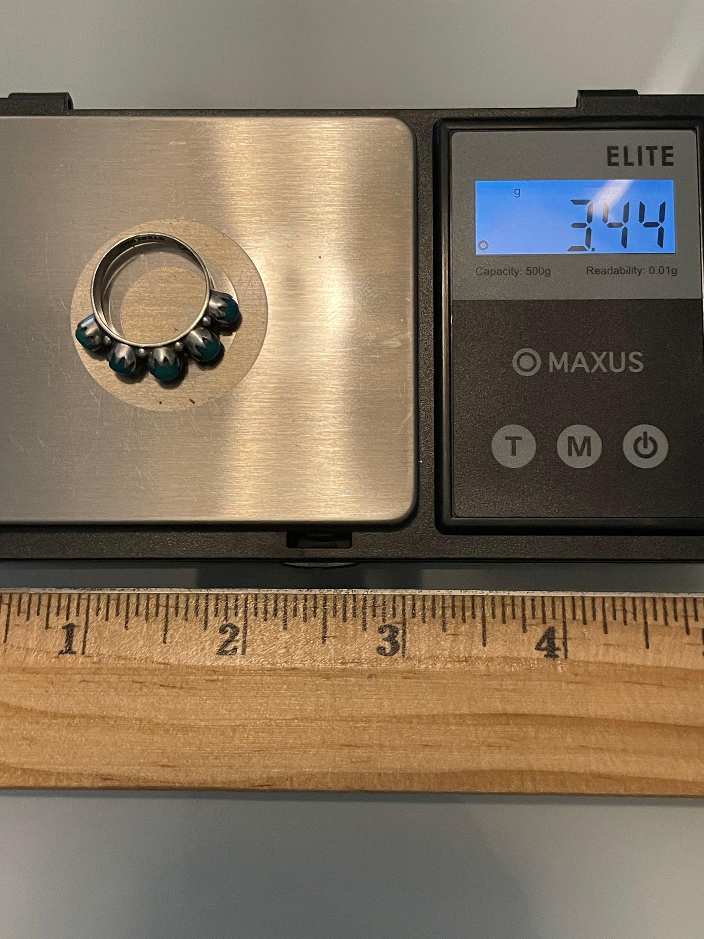 Kingman Turquoise Ring | Sterling Silver | Size 6 G370