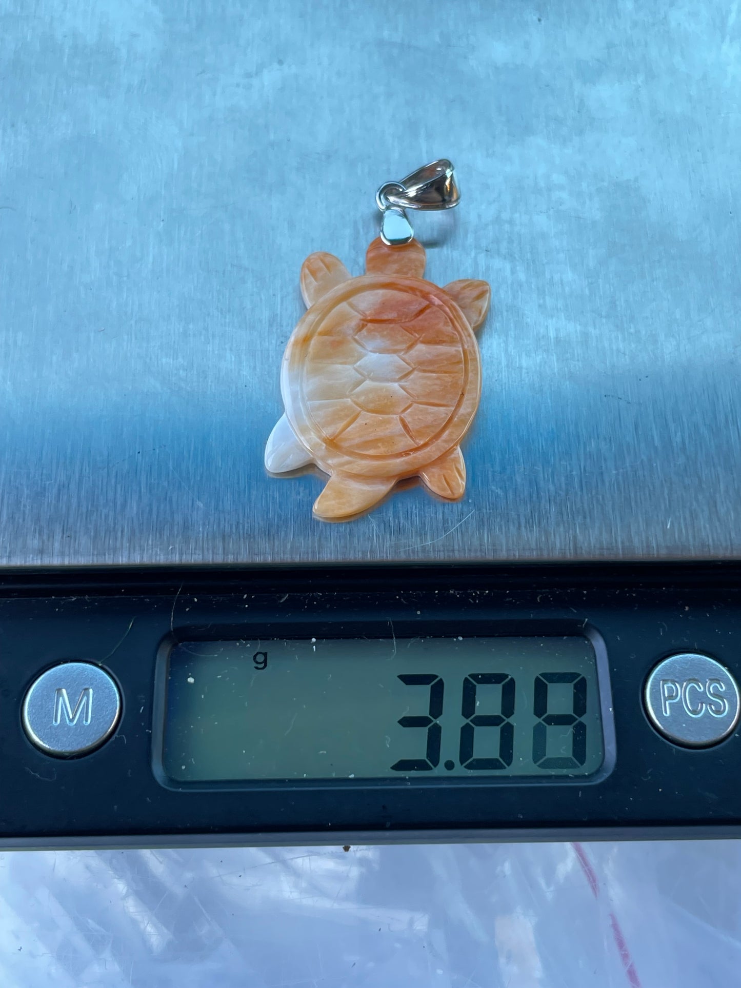 Spiny Oyster Turtle Pendant | Sterling Silver 925 C796