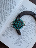 Turquoise Cluster Cuff Bracelet | 925 Sterling Silver G732