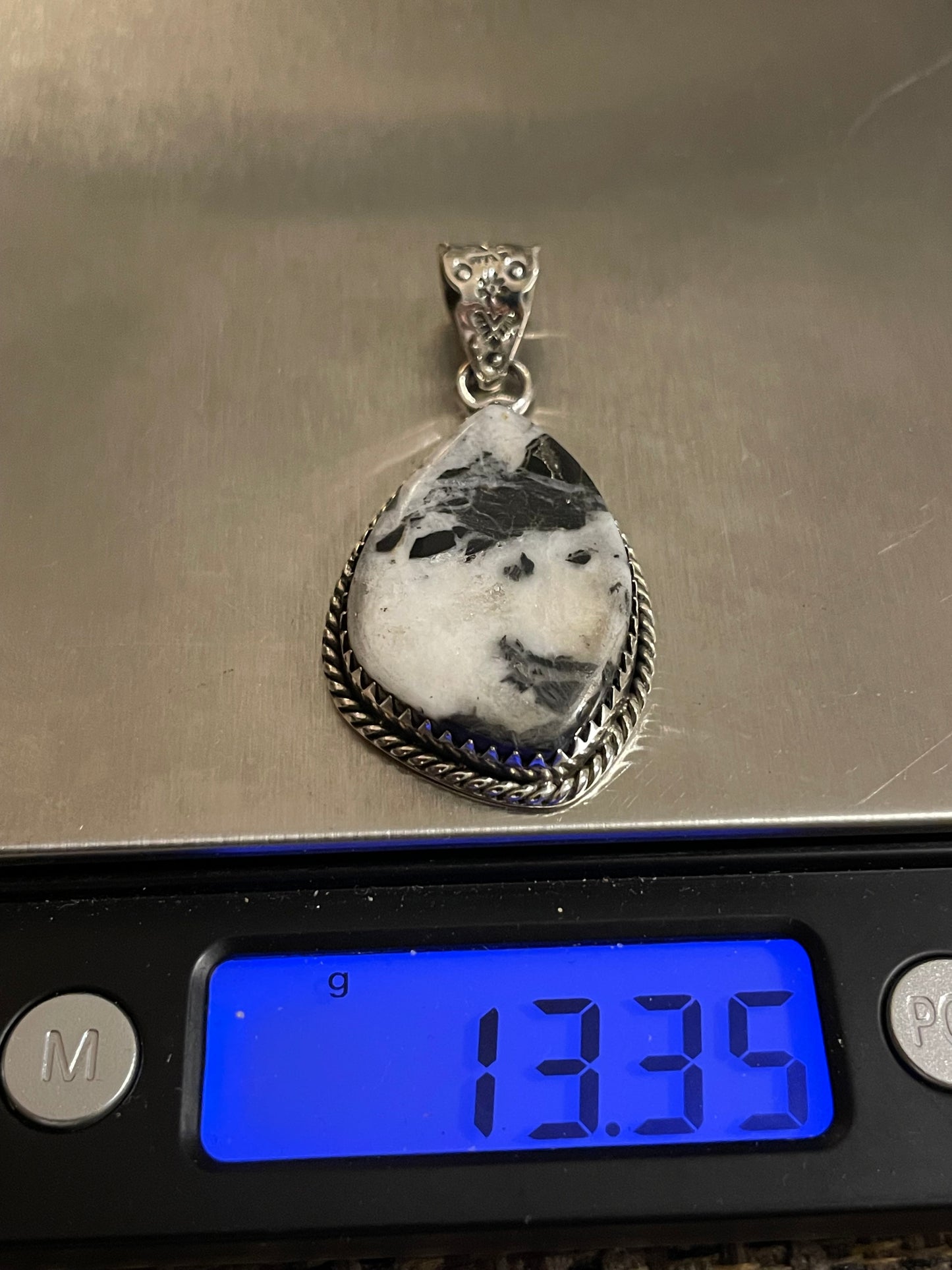 White Buffalo Pendant | Sterling Silver 925 B796