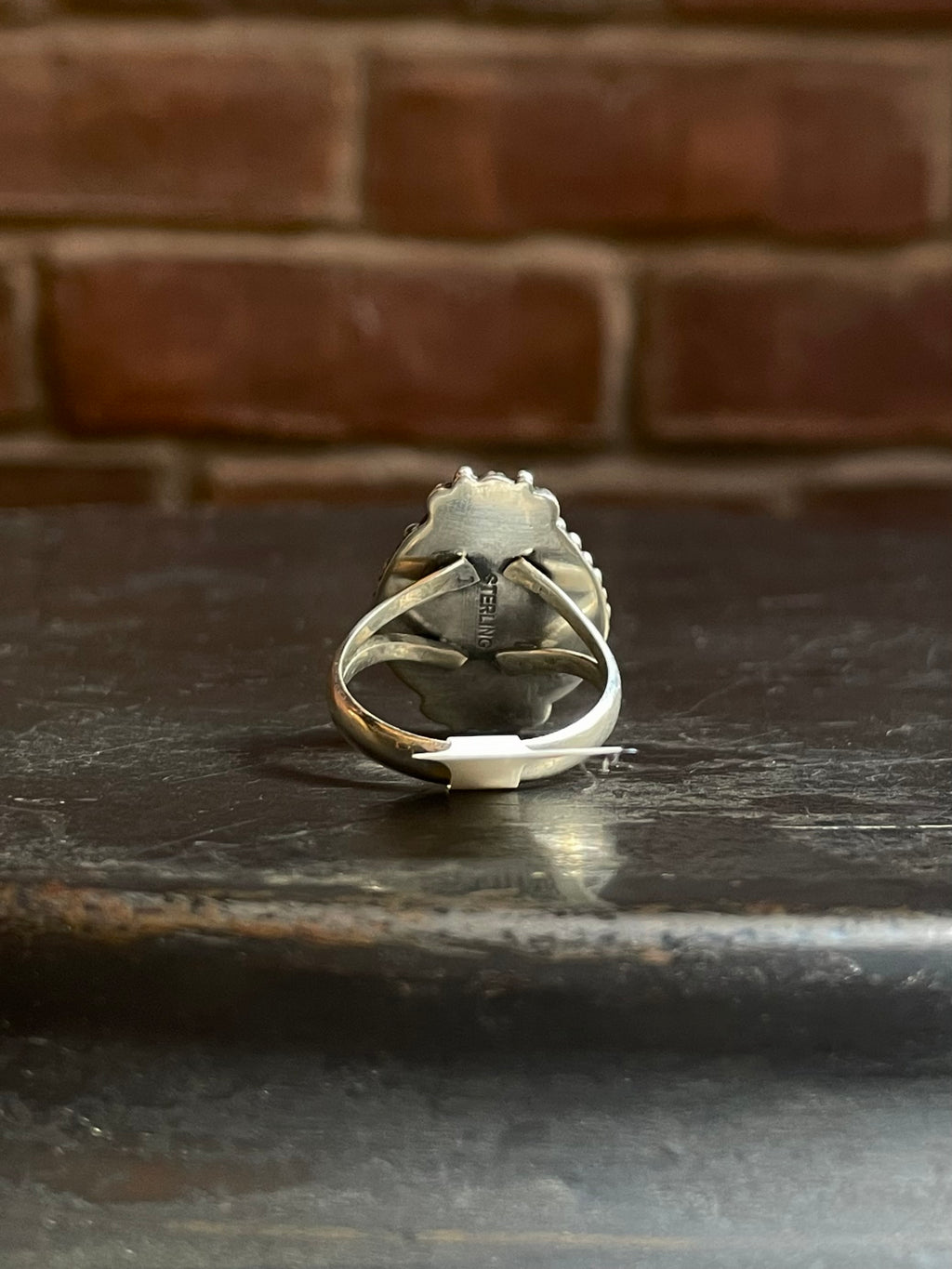 Spiny Oyster Ring Oval Design | Sterling Silver | Size 9 | A333