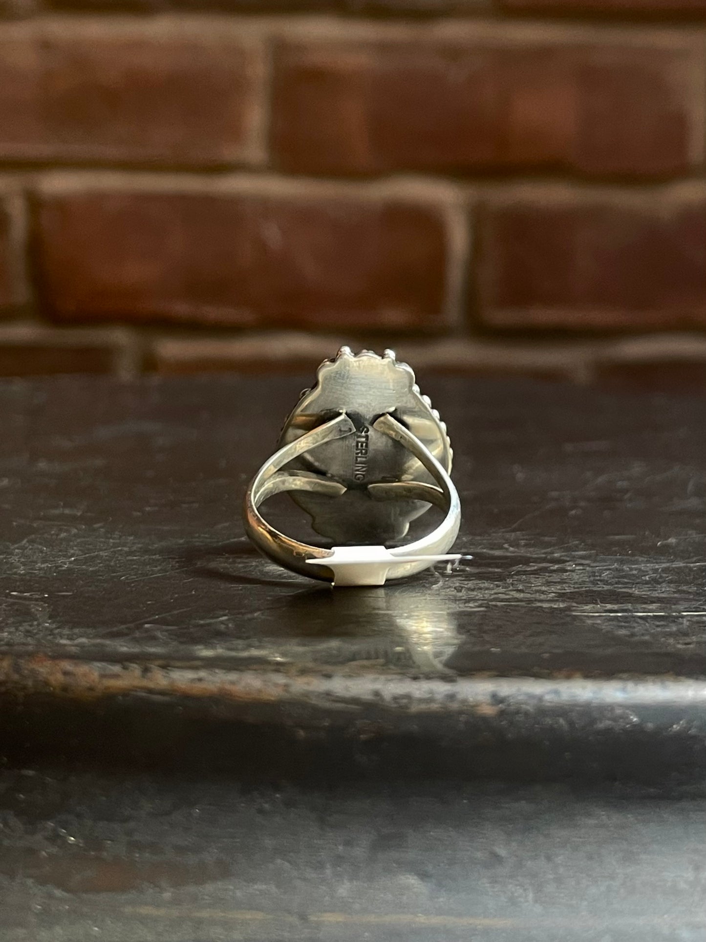 Spiny Oyster Ring Oval Design | Sterling Silver | Size 9 | A333