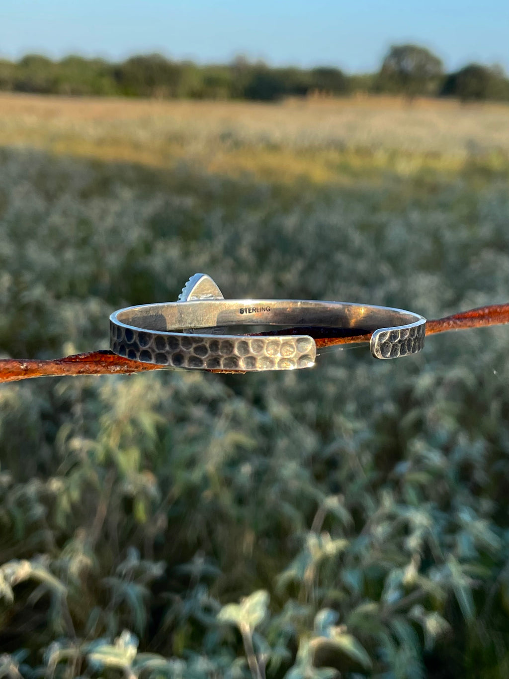Turquoise Teardrop Cuff Bracelet | 925 Sterling Silver G742