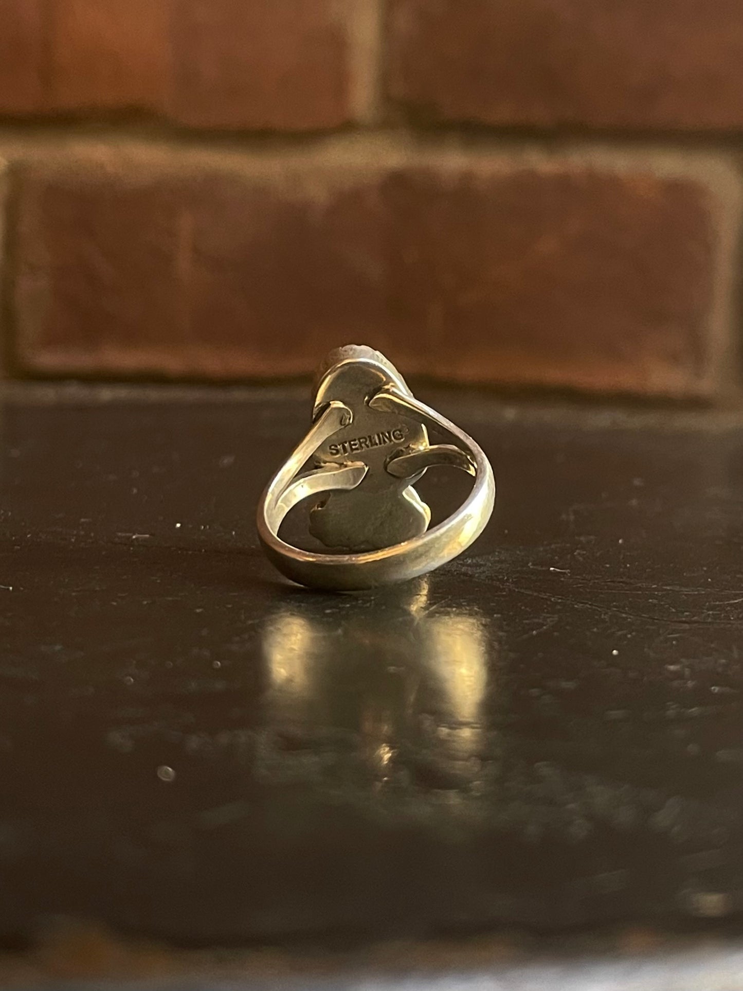 Kingman Turquoise Ring | Sterling Silver | Size 9 G353