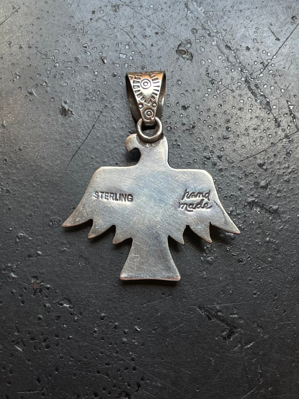 Spiny Oyster Thunderbird Pendant | Sterling Silver G435