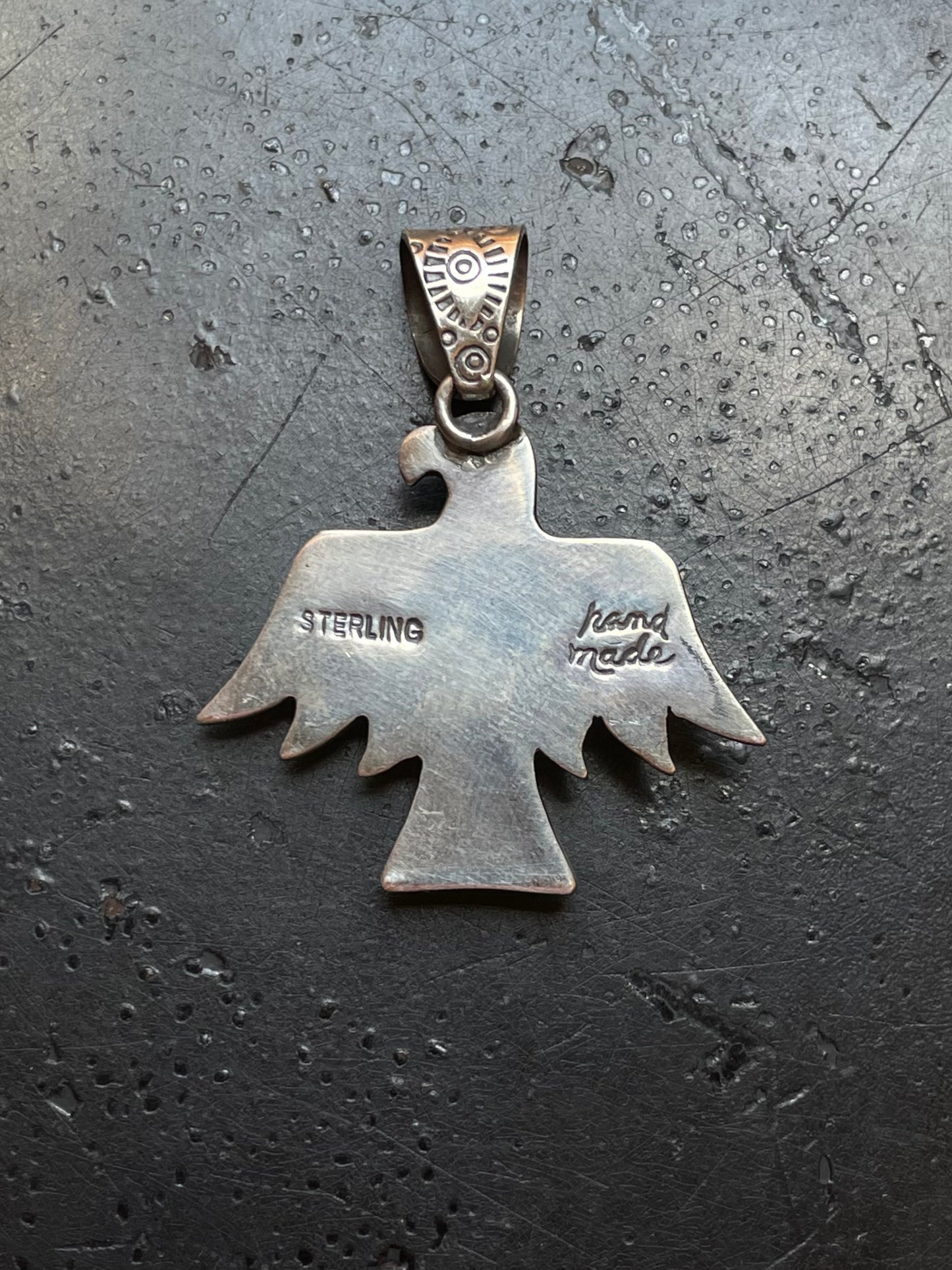 Spiny Oyster Thunderbird Pendant | Sterling Silver G435