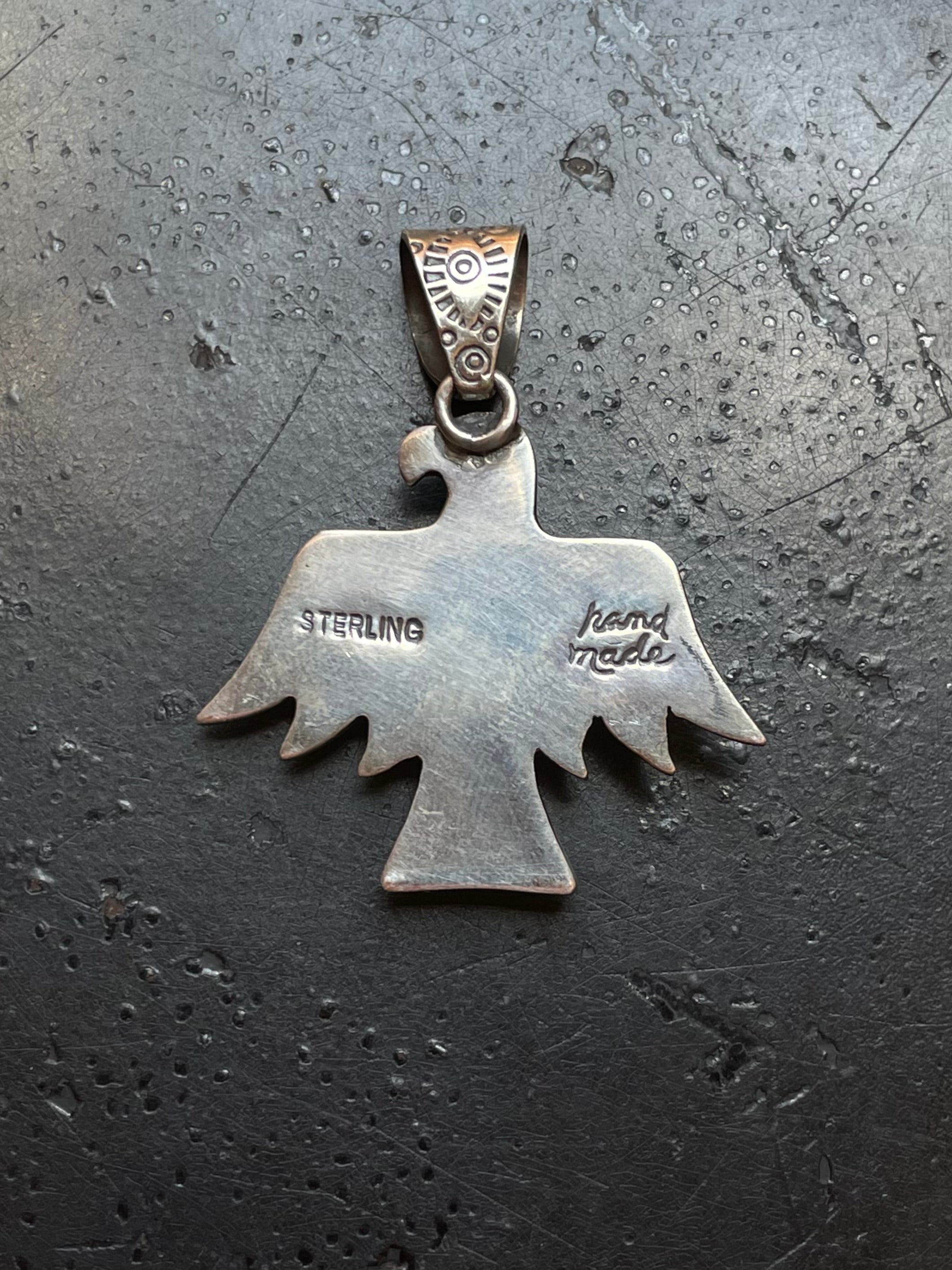 Spiny Oyster Thunderbird Pendant | Sterling Silver G435
