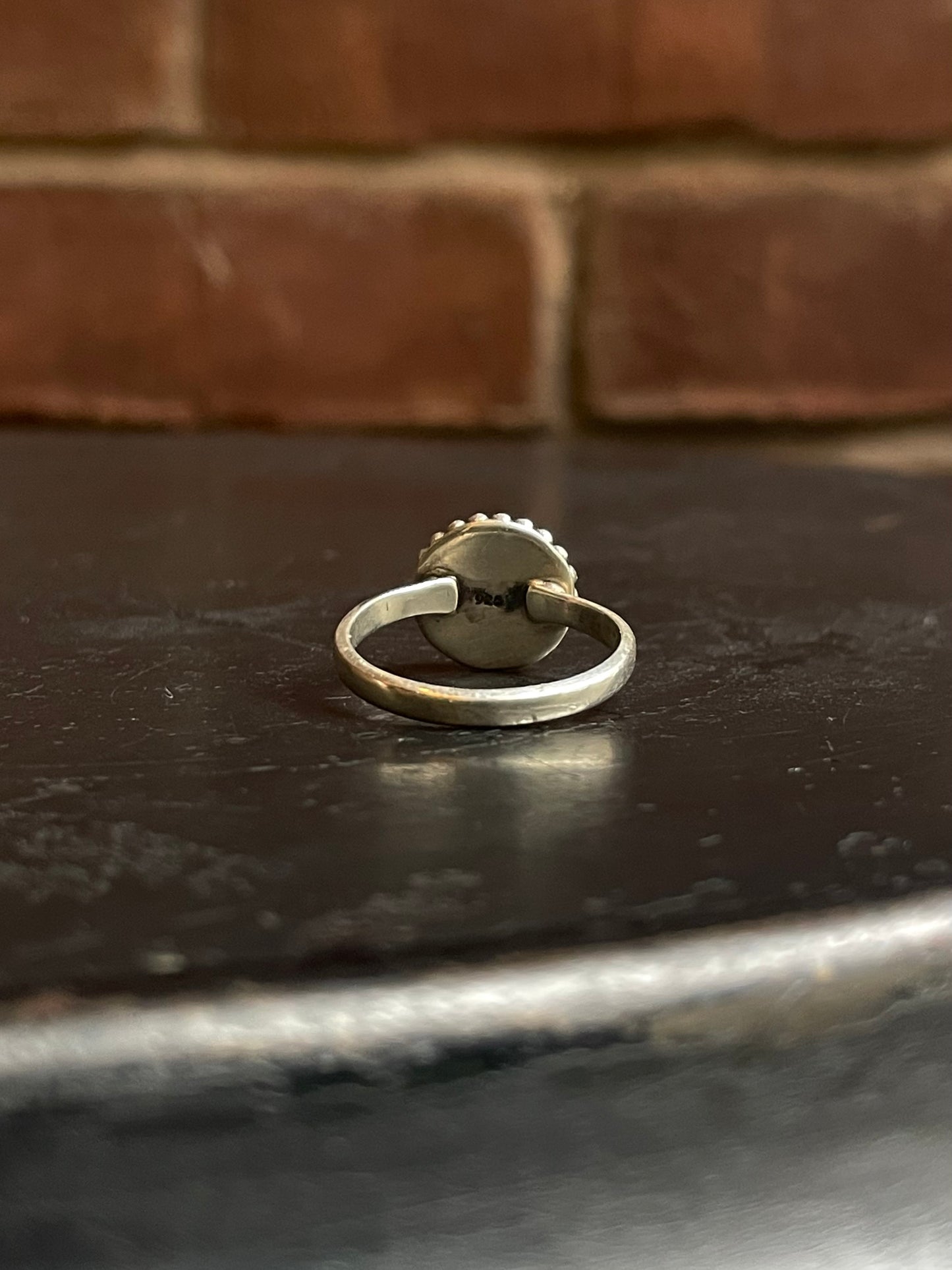 Pink Conch Ring Size 8 | 925 Sterling Silver G161