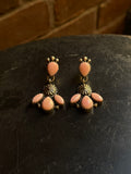 Pink Conch Concho Stud Earrings | 925 Sterling Silver G670