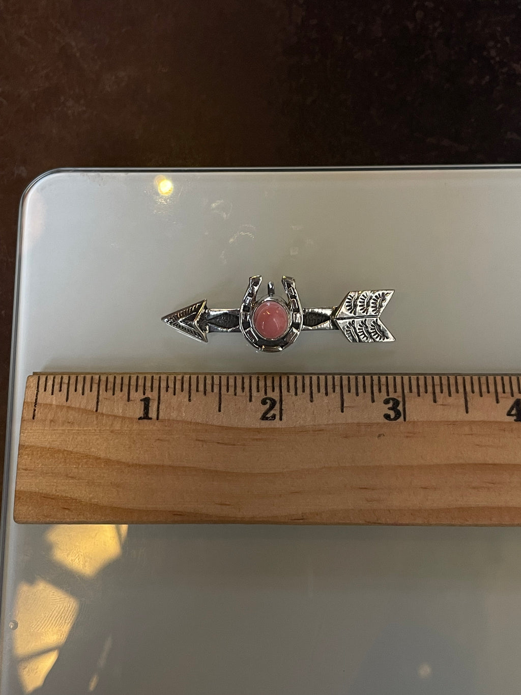 Pink Conch Horse Pendant | Sterling Silver 925 C690