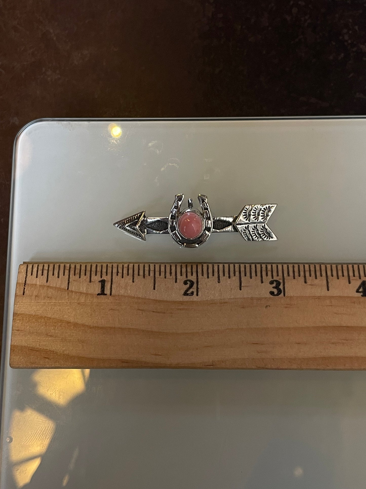 Pink Conch Horse Pendant | Sterling Silver 925 C690