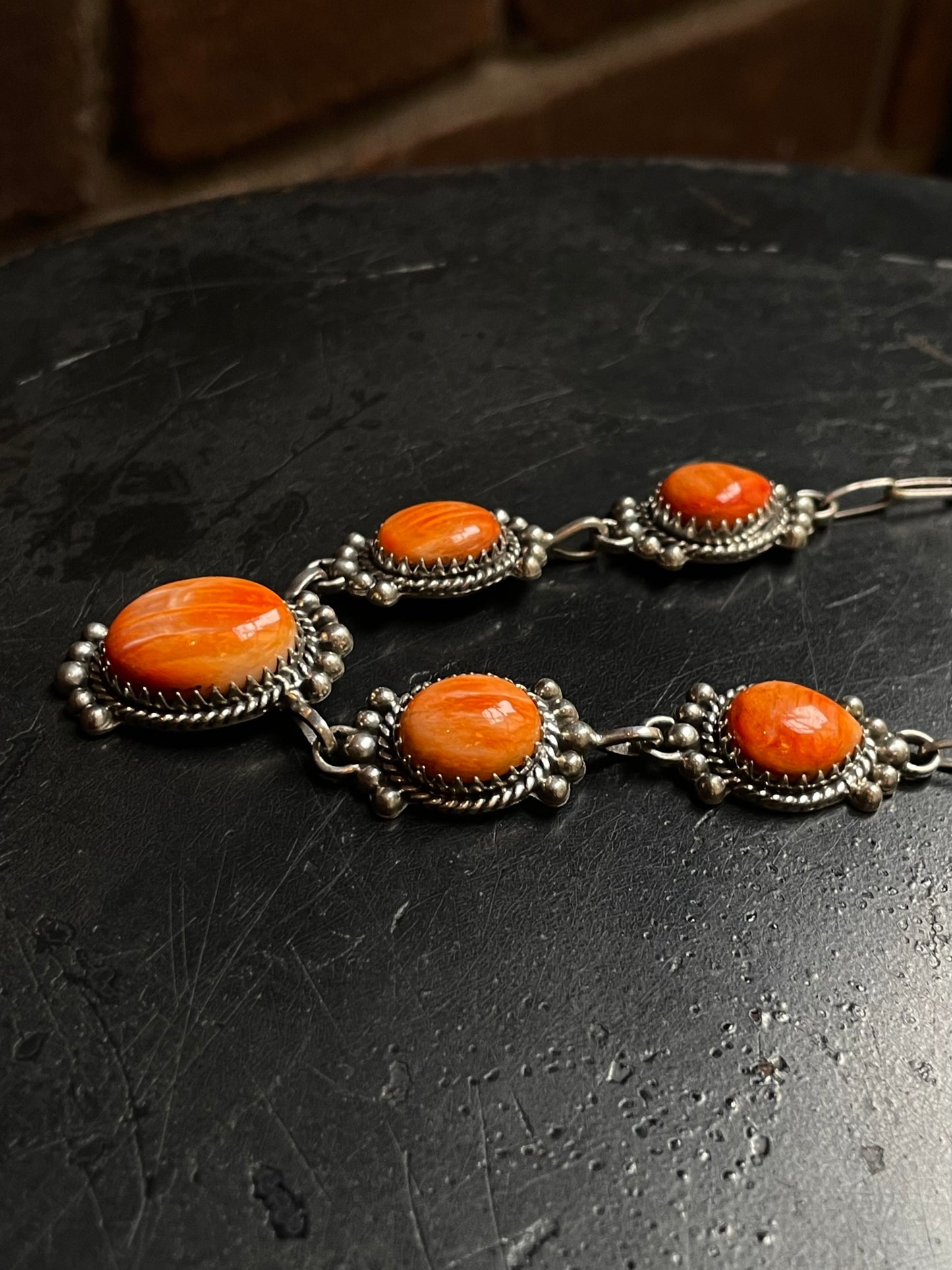 Spiny Oyster Necklace | 925 Sterling Silver Southwestern G255