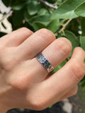 Hammered Sterling Silver Band Ring Size 7 | 925 Sterling Silver D173