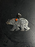 Spiny Oyster Bear Pendant | 925 Sterling Silver E223