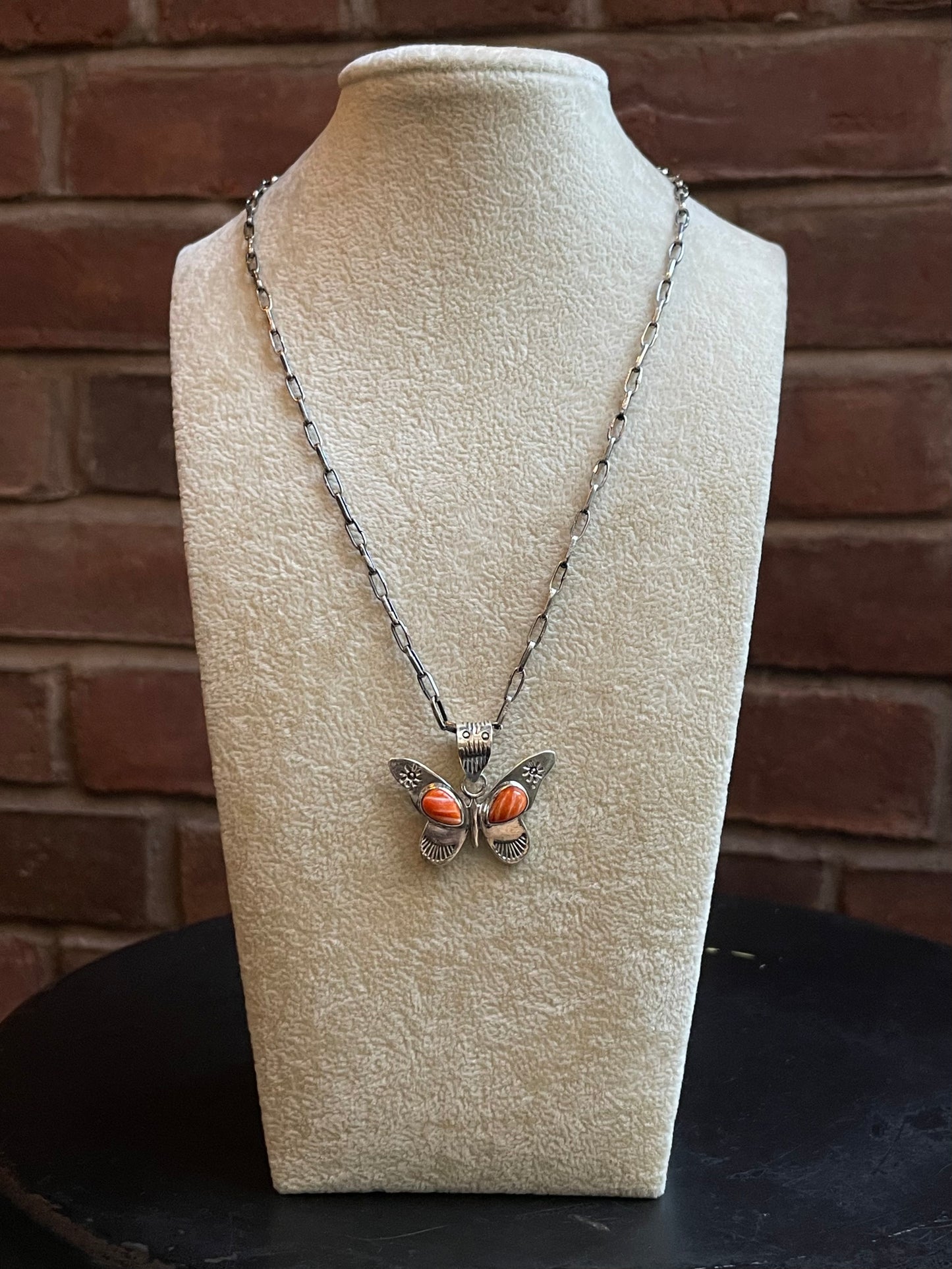 Spiny Oyster Butterfly Pendant | 925 Sterling Silver E235