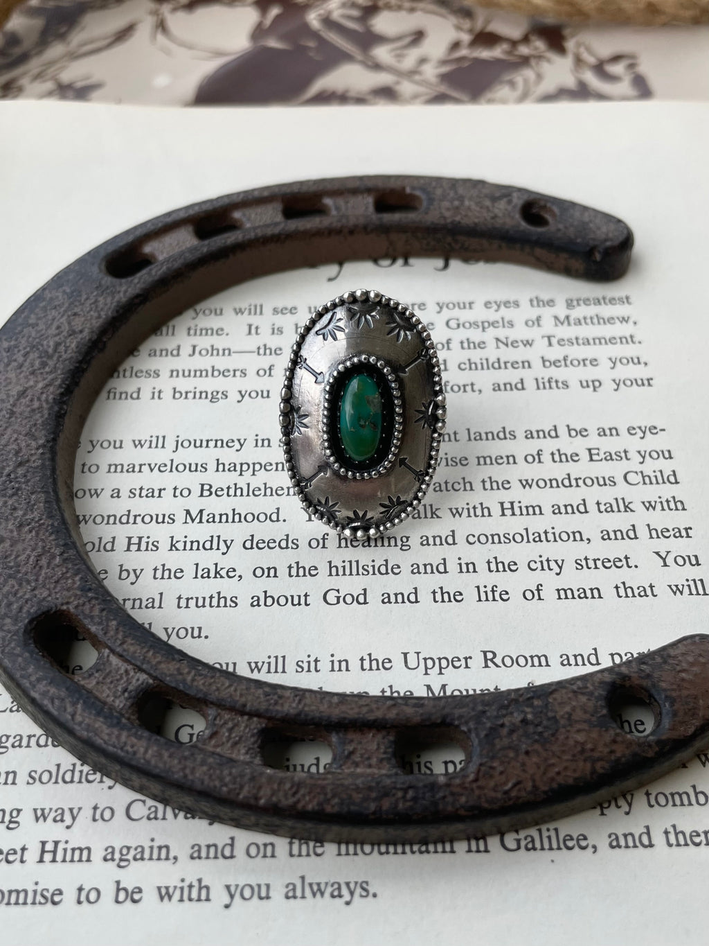 Turquoise Ring Size 8 | 925 Sterling Silver G772