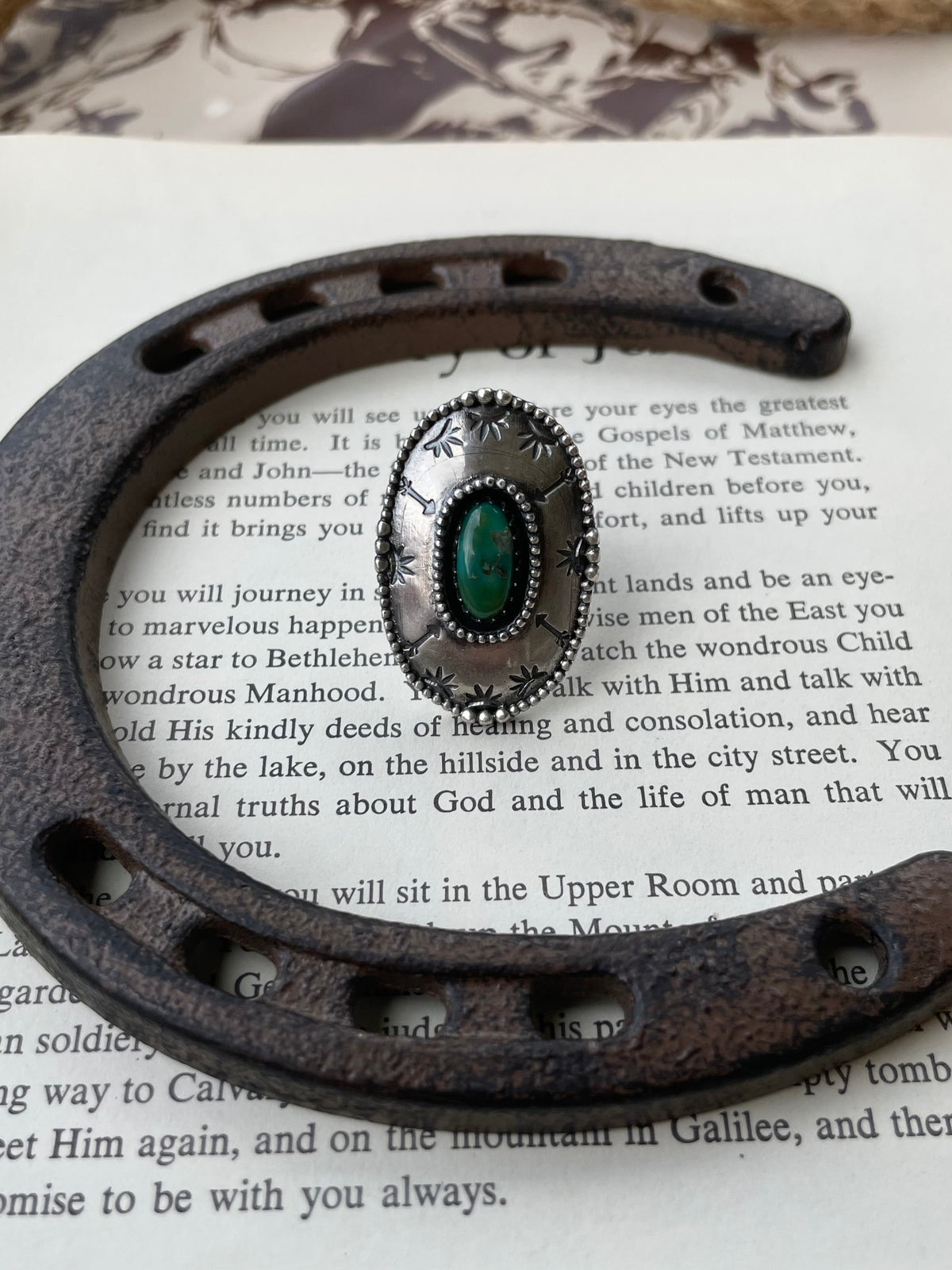 Turquoise Ring Size 8 | 925 Sterling Silver G772