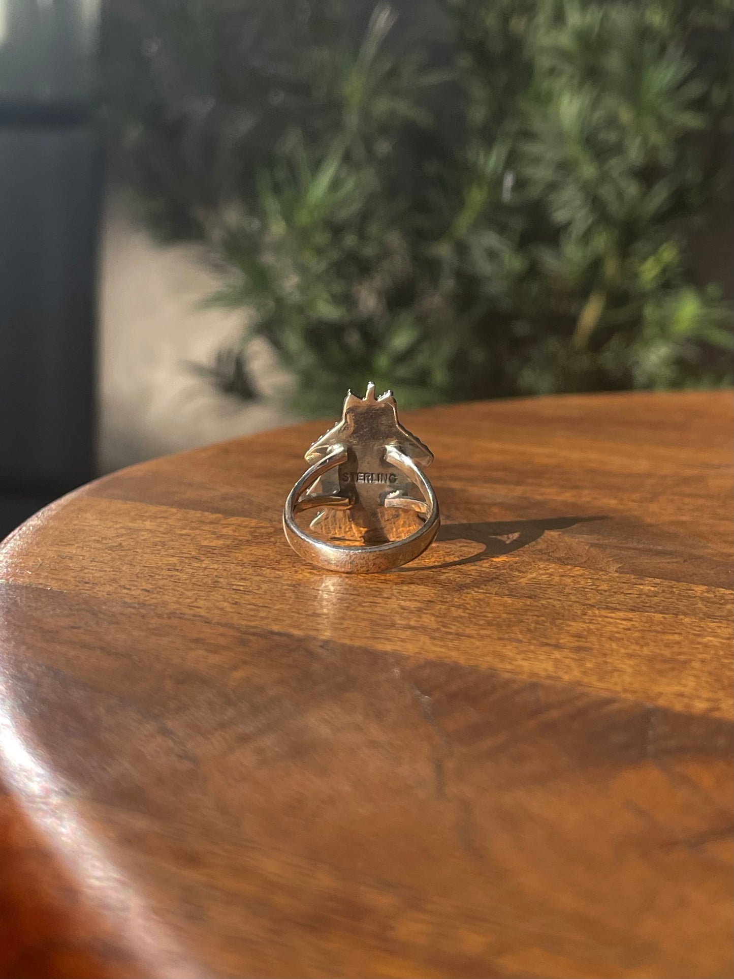 Pink Conch Ring Size | 925 Sterling Silver C881