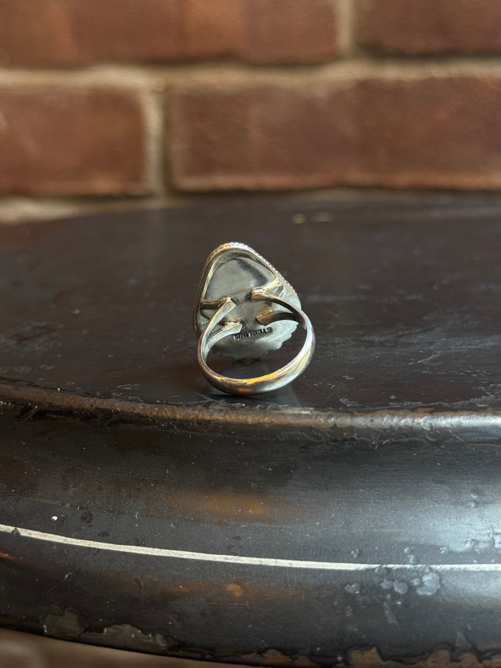 Turquoise Rope Ring | 925 Sterling Silver | Size 9 C236