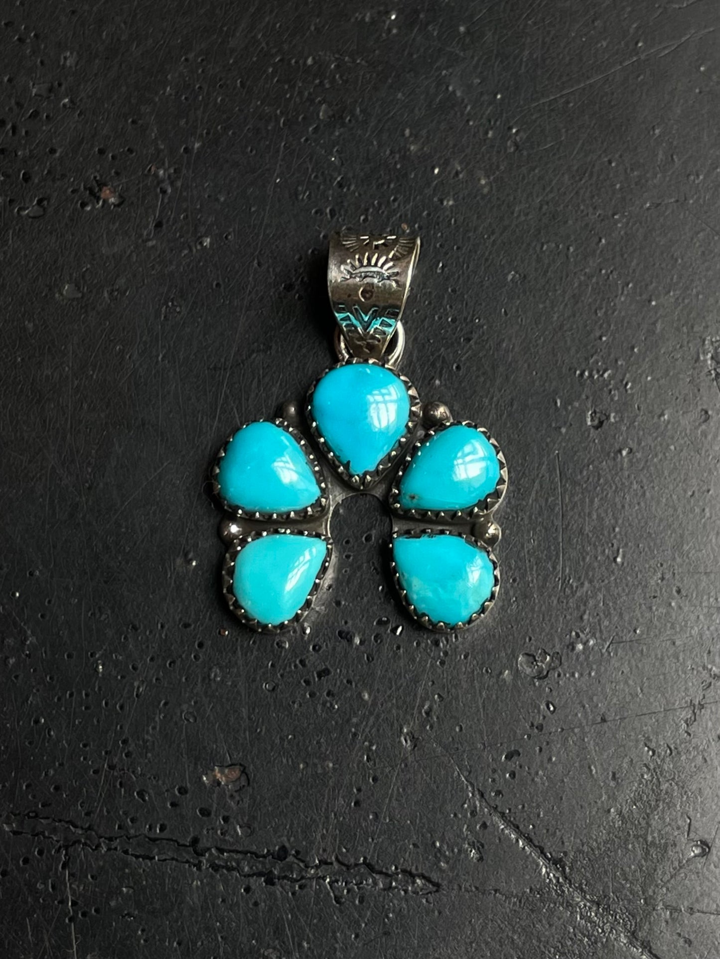 Turquoise Naja Pendant | 925 Sterling Silver E230