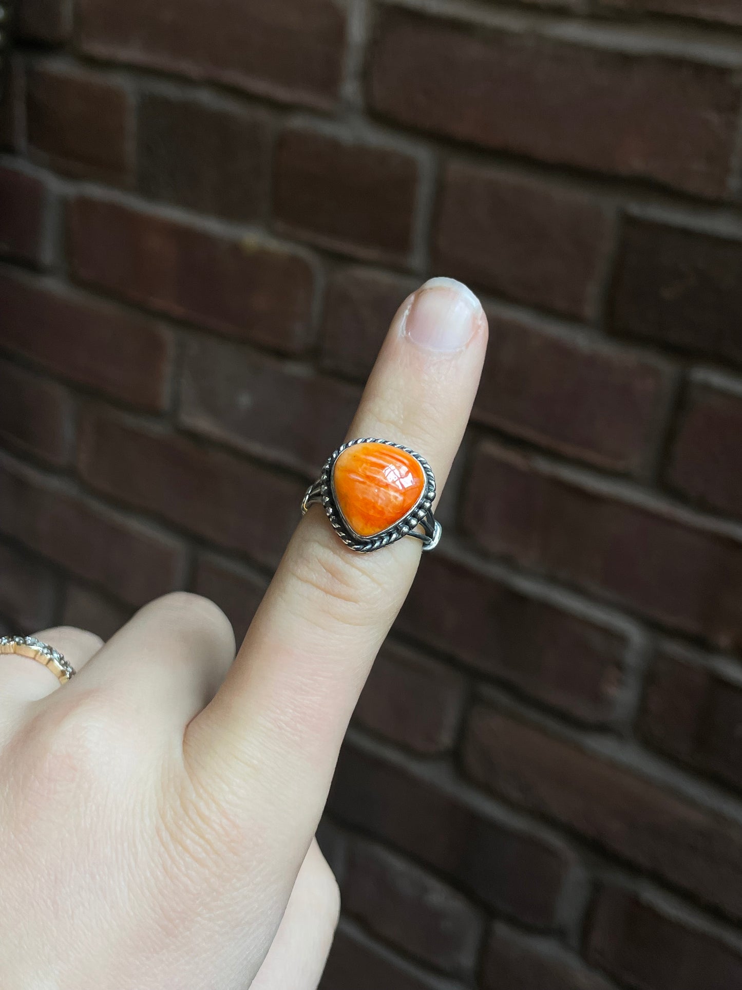 Spiny Oyster Ring Size 7 | 925 Sterling Silver Southwest E127