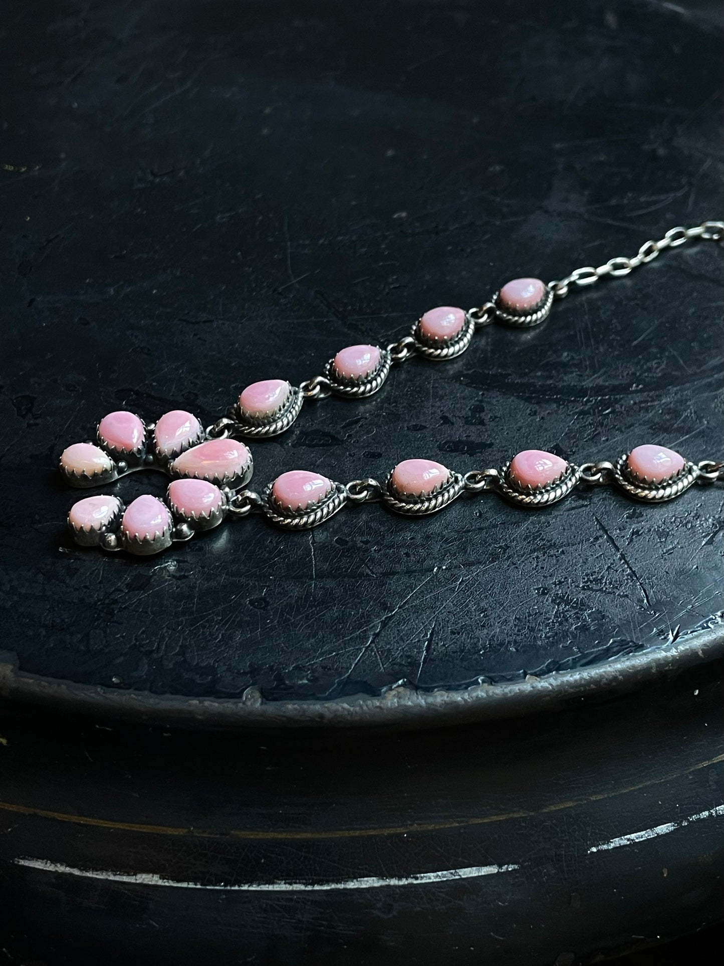 Pink Conch Naja Necklace | 925 Sterling Silver E331