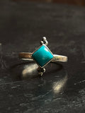 Kingman Turquoise Ring Size 7 | 925 Sterling Silver E738