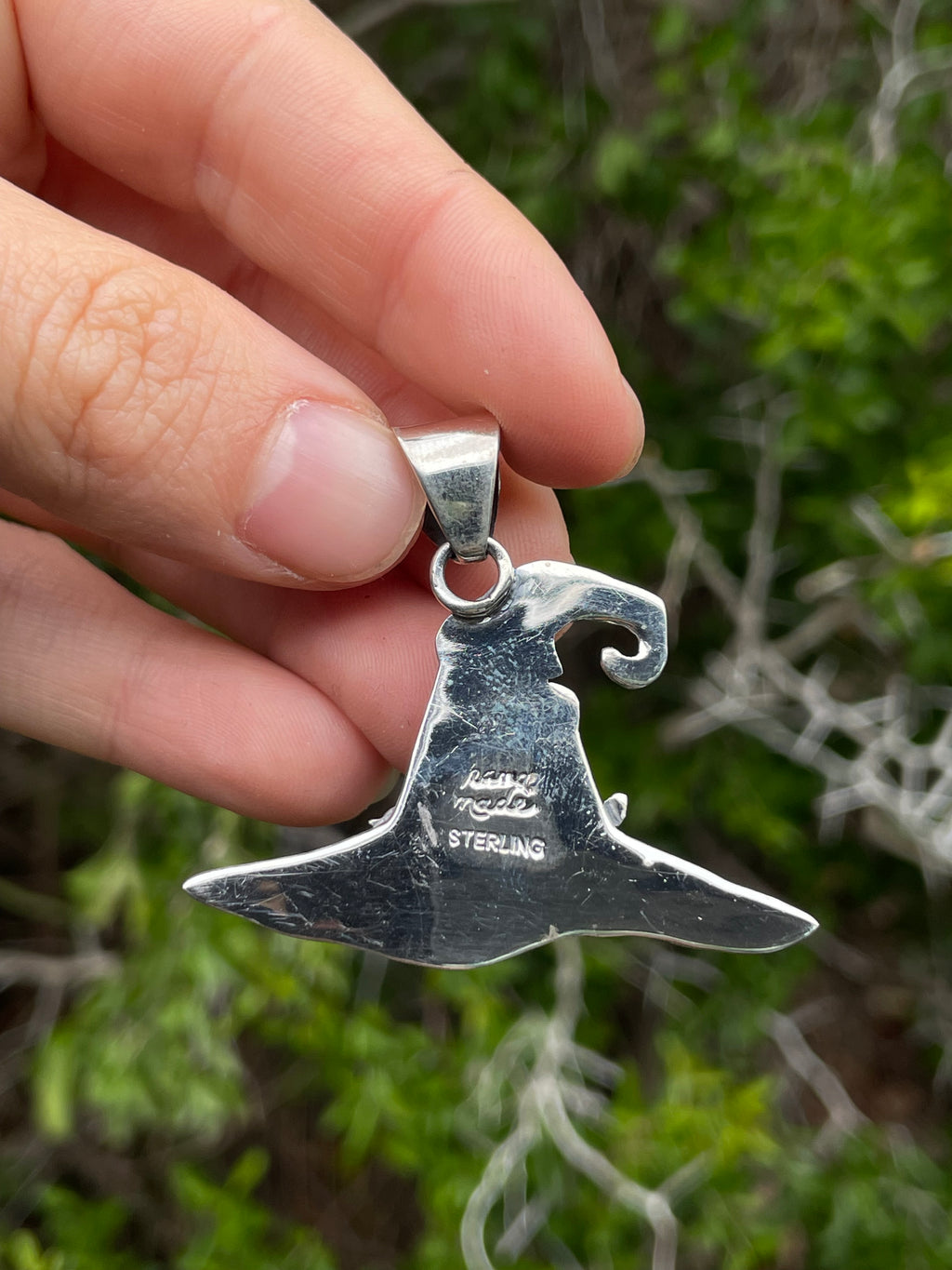 Pink Conch Hat Pendant | Sterling Silver 925 B764
