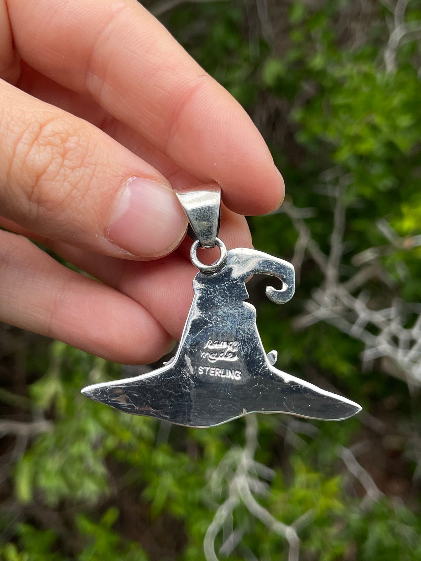 Pink Conch Hat Pendant | Sterling Silver 925 B764