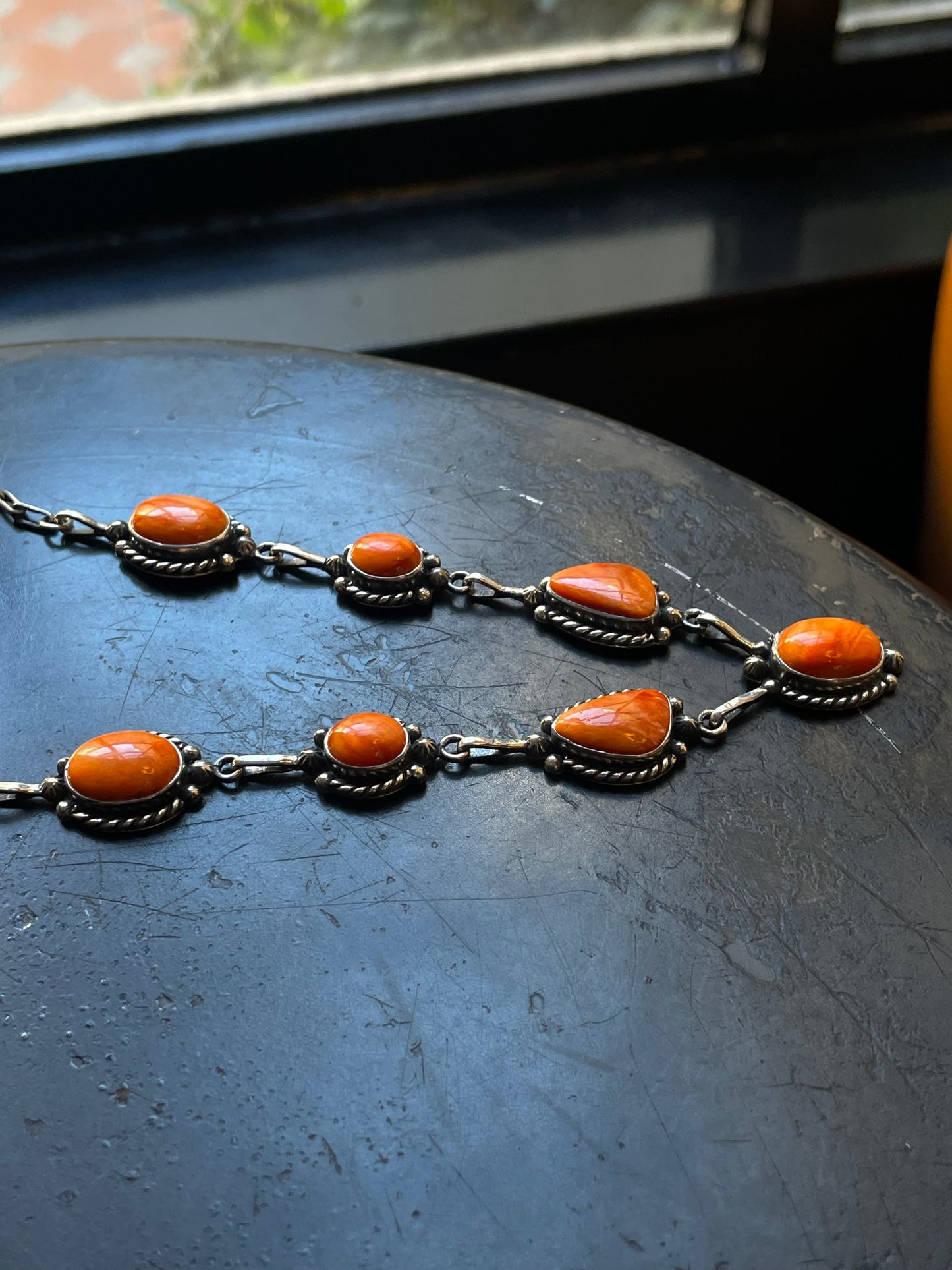 Spiny Oyster Necklace | Sterling Silver E835
