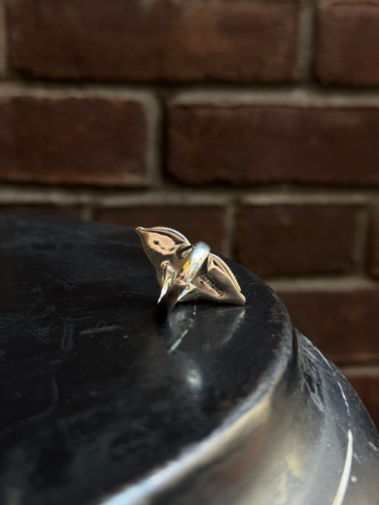 Turquoise Double Stone Ring | 925 Sterling Silver | Size 7 C340