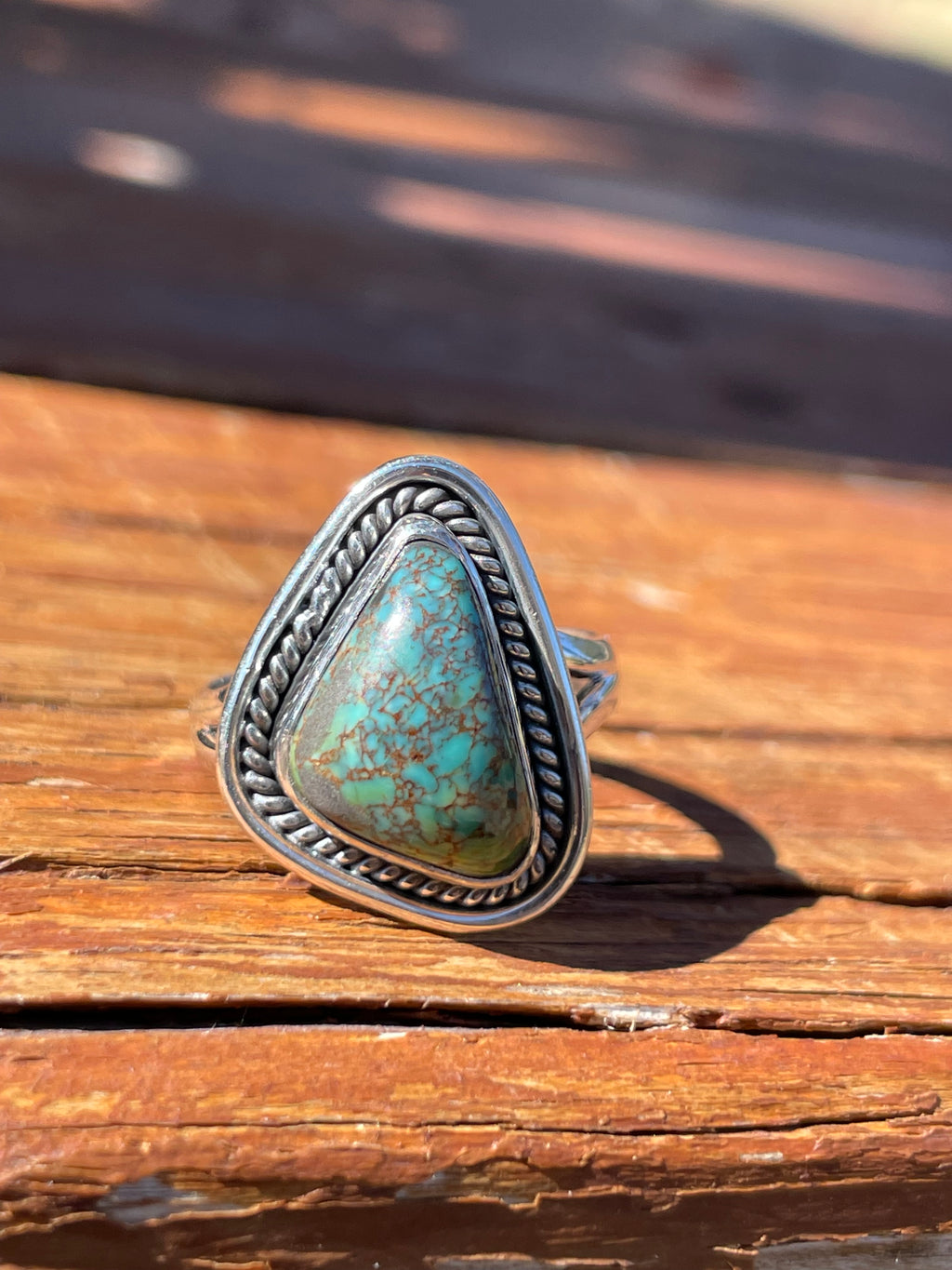 Turquoise Ring Size 7.25 | 925 Sterling Silver B926