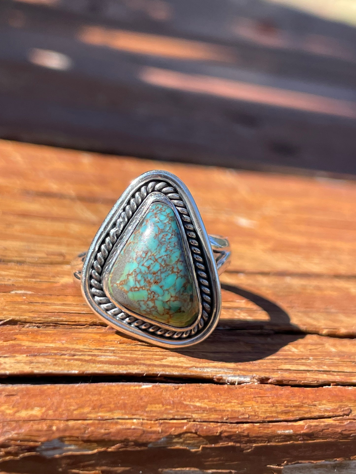 Turquoise Ring Size 7.25 | 925 Sterling Silver B926