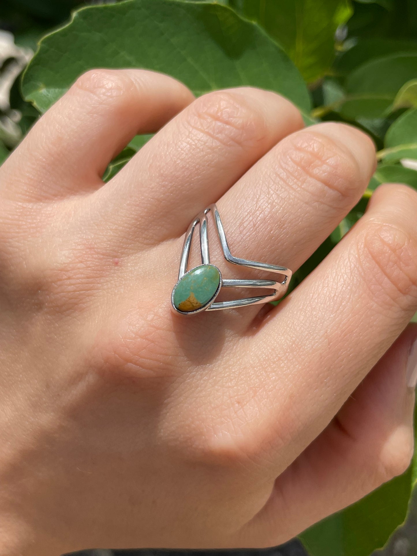 Kingman Turquoise Ring Size 9.5 | 925 Sterling Silver D172