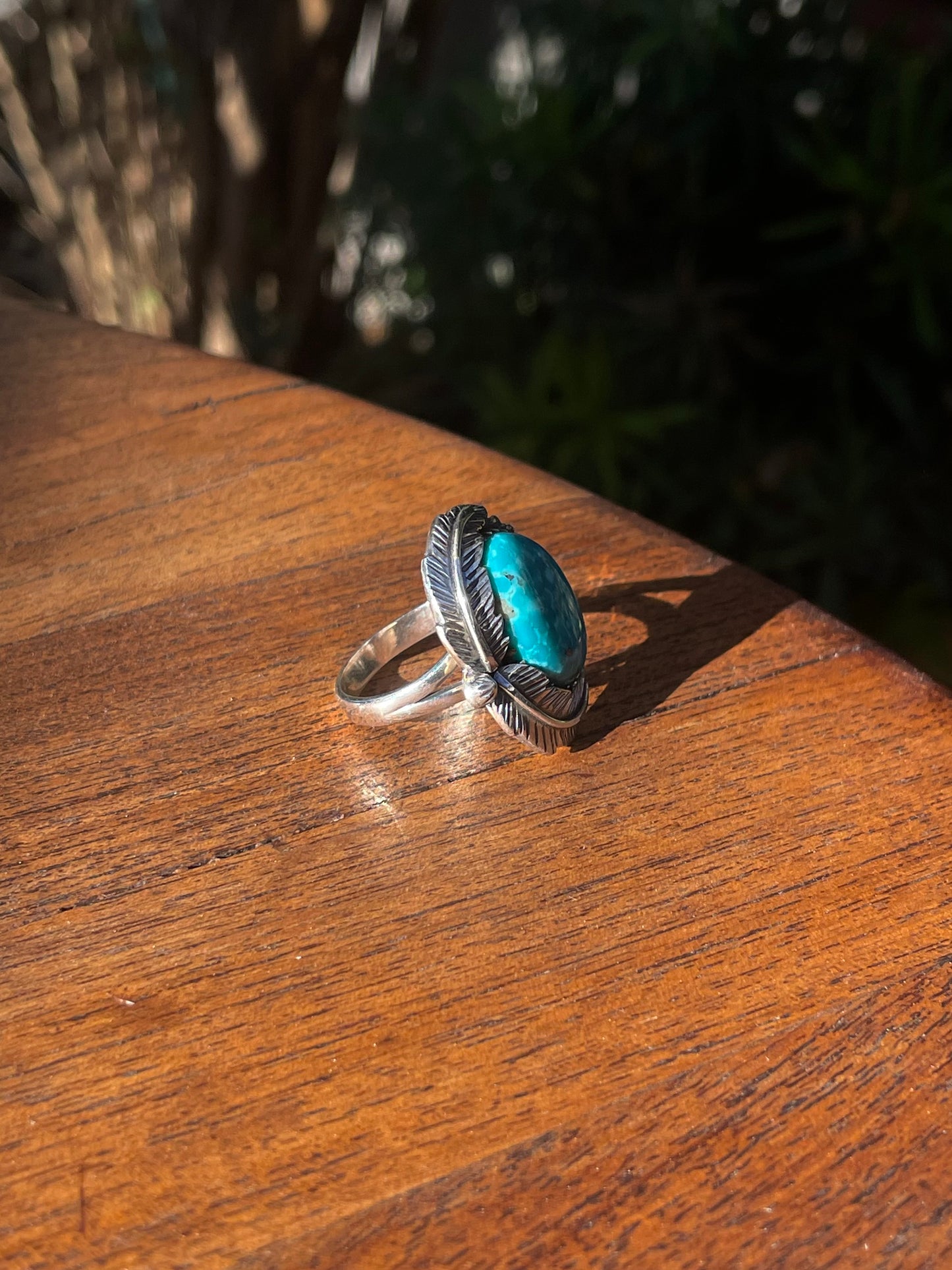 Turquoise Ring Size 8 | 925 Sterling Silver C886