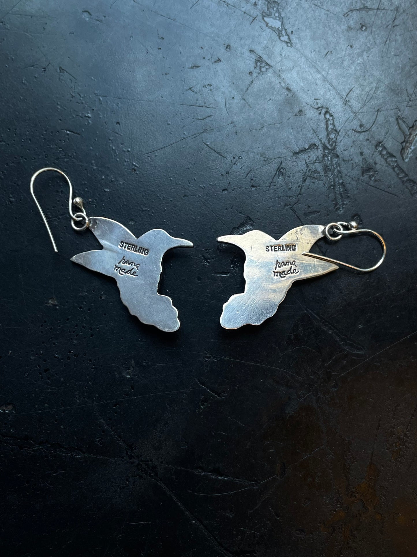 Spiny Oyster Hummingbird Hook Earrings | Sterling Silver E643