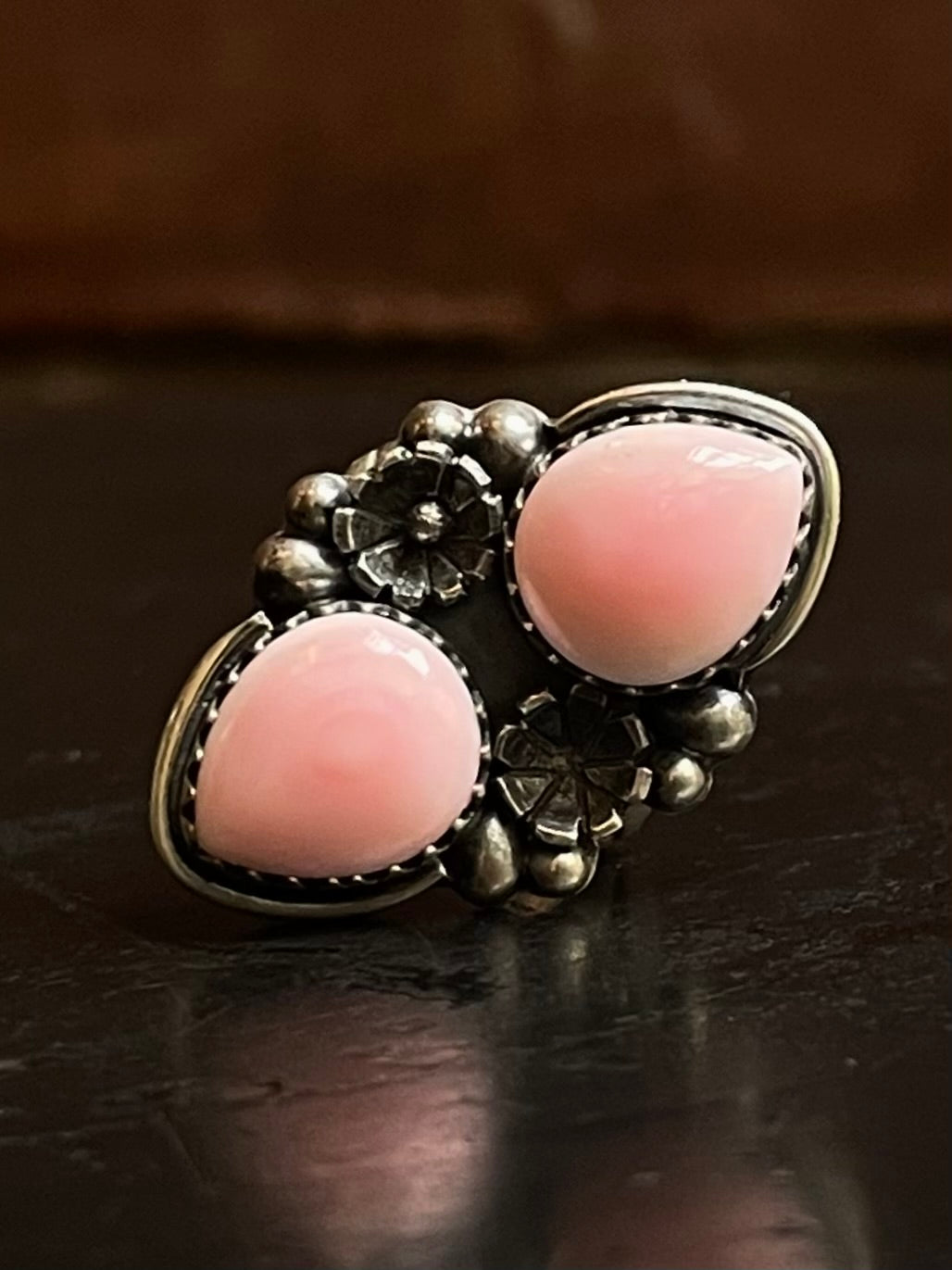 Pink Conch Ring Size 6.75 | 925 Sterling Silver G165