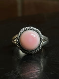 Pink Conch Ring Size 8.75 | 925 Sterling Silver E748