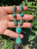Kingman Turquoise Statement Necklace | Sterling Silver D123