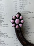 Pink Conch Cluster Ring Size 8 | 925 Sterling Silver G752