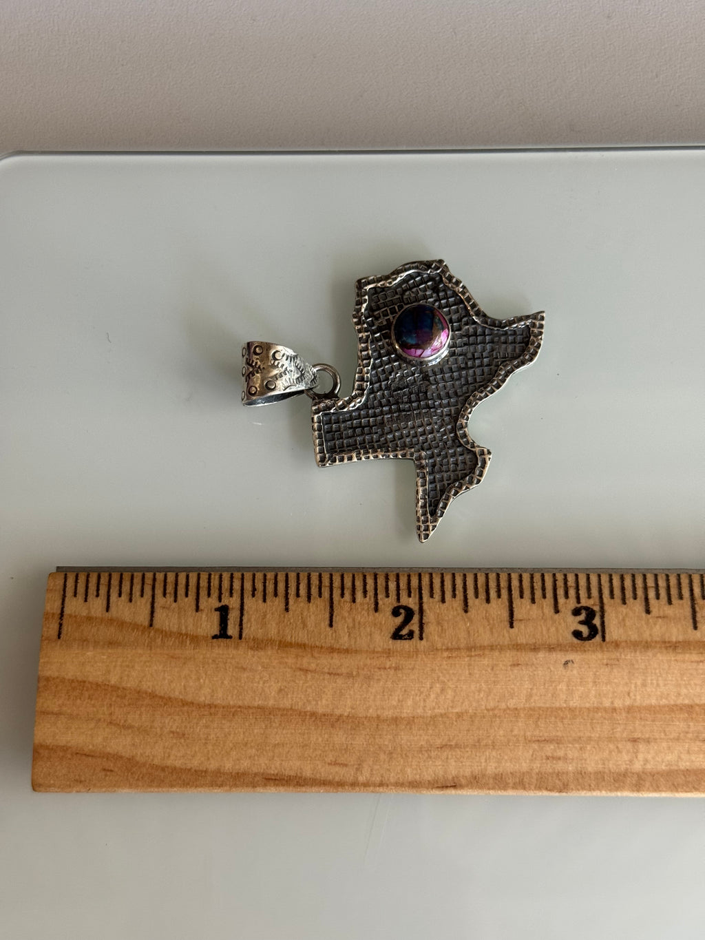 Texas Dahlia Pendant | Sterling Silver | A817